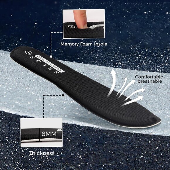 Women Black Rhinestone Mesh Slip On Walking Breathable Sparkle Glitter Sneaker - Picture 9 of 9